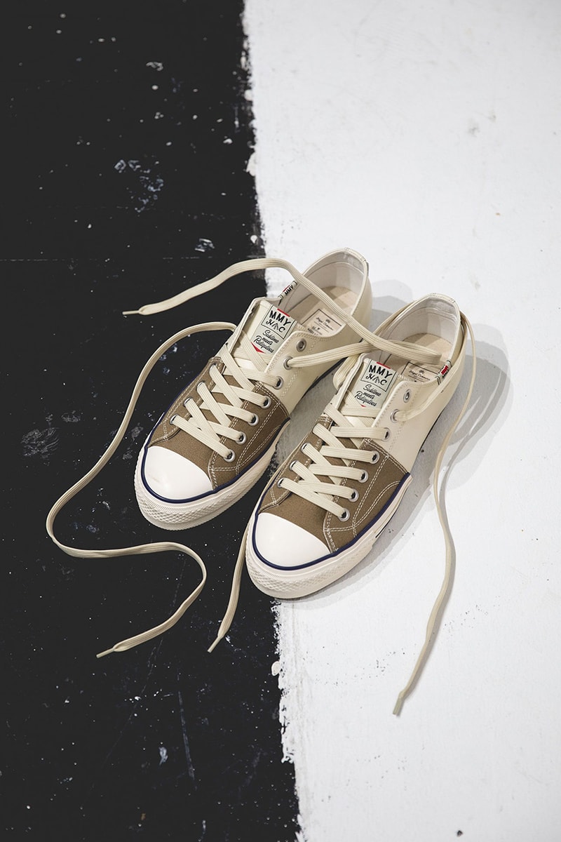 Nigel Cabourn x Maison Mihara Yasuhiro Bowling Shoe Info release information canvas pump Japanese