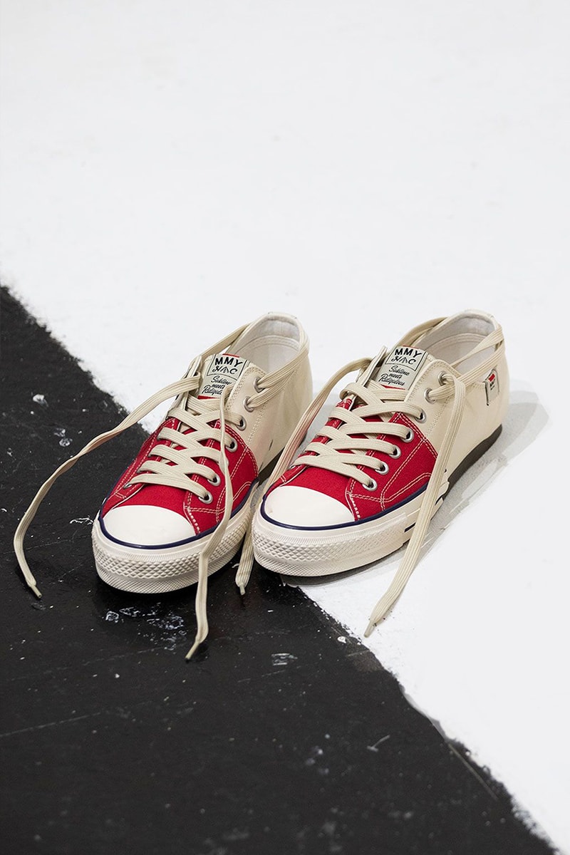 Nigel Cabourn x Maison Mihara Yasuhiro Bowling Shoe Info release information canvas pump Japanese
