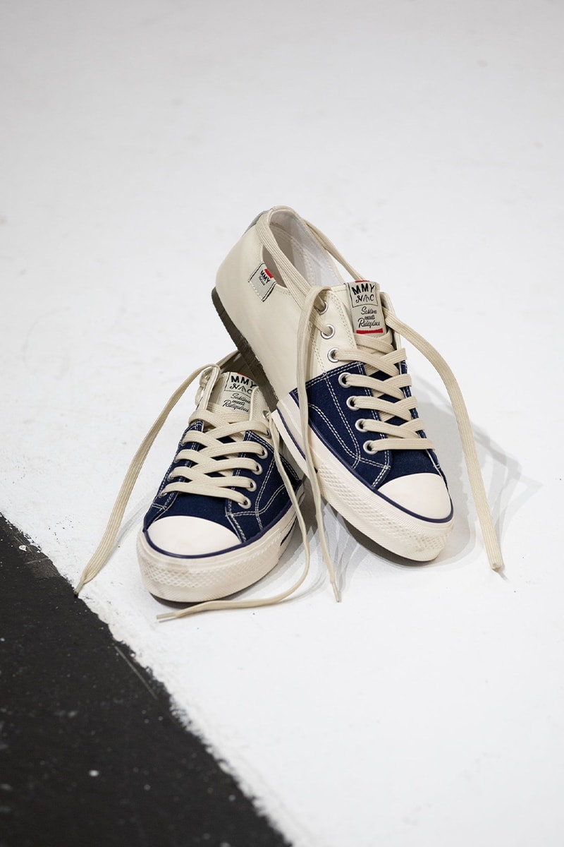 Nigel Cabourn x Maison Mihara Yasuhiro Bowling Shoe Info release information canvas pump Japanese