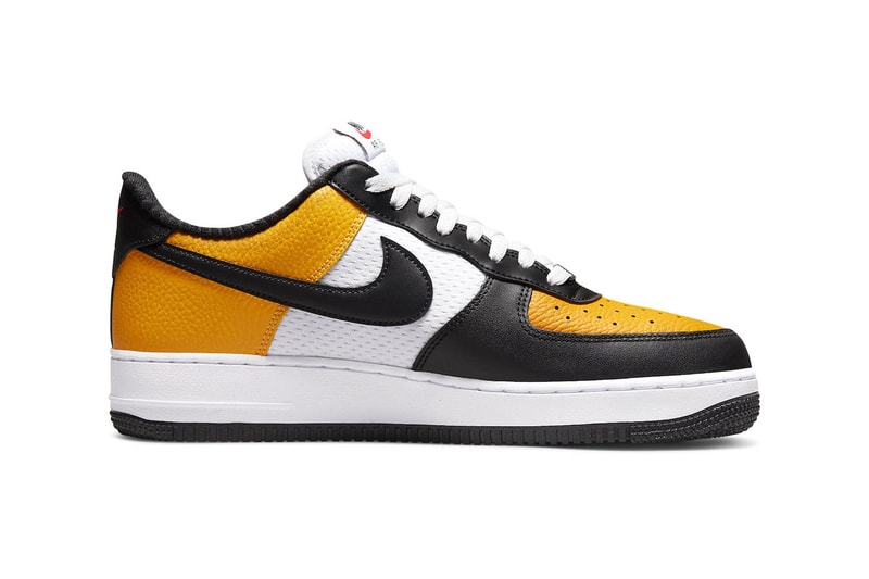 Latest Nike Air Force 1 Edition Goes Full Varsity With Jersey Mesh Paneling DQ7775-700 af1 low baskteball nba