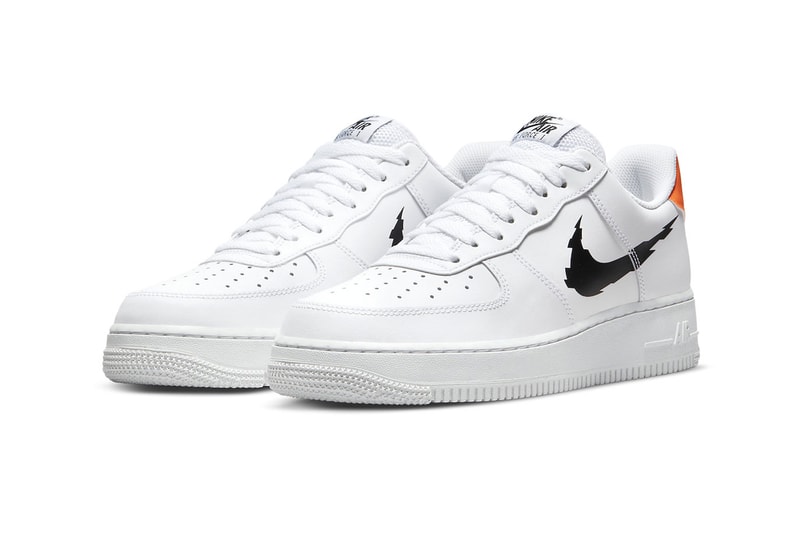 Nike Air Force 1 Low Glitch Swoosh Official Look Release Info DV6483-100 Date Buy Price 