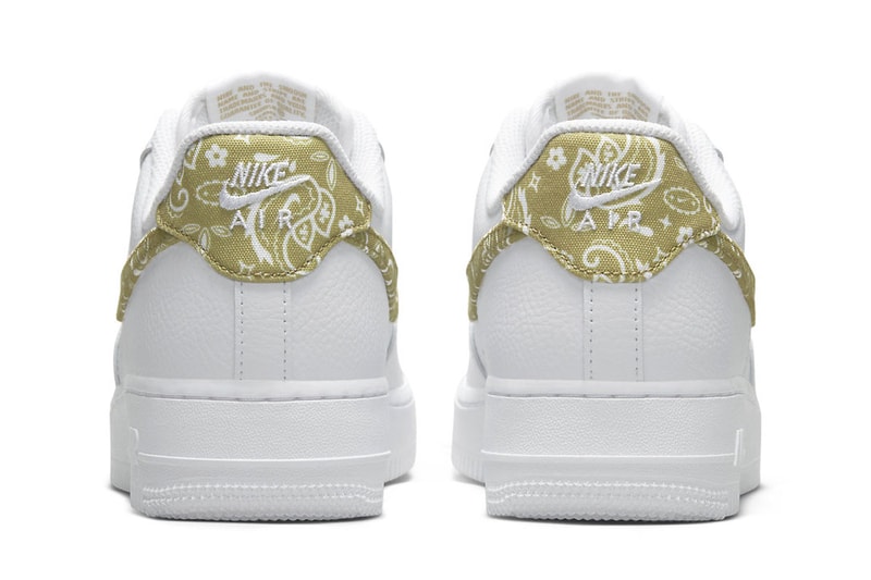 Nike Air Force 1 Low Olive Paisley dj9942-101 white 100 USD release info date price 