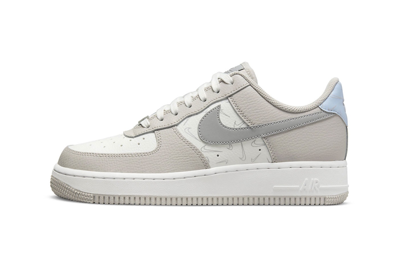 Reflective swoosh: Nike Air Force 1 Low Reflective Swoosh shoes