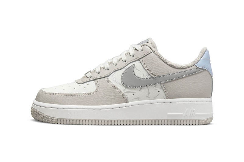 Nike Air Force 1 Low "Reflective" Release Info DR7857-101 Nike Reveals New Air Force 1 Low Covered in Reflective Mini Swooshes