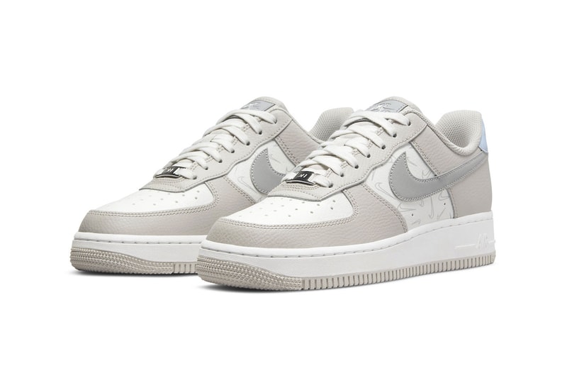 Nike Air Force 1 Low "Reflective" Release Info DR7857-101 Nike Reveals New Air Force 1 Low Covered in Reflective Mini Swooshes