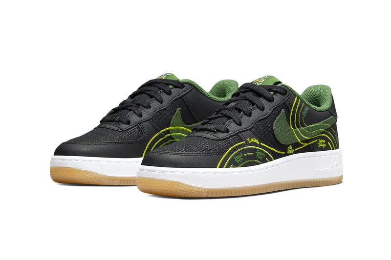 Nike Air Force 1 Ny vs Ny DV2204-001 annual summer streetball basketball tournament Watson Dyckman Tri-State Lincoln Park Uptown Challenge West 4th Gersh Park gum black green release info