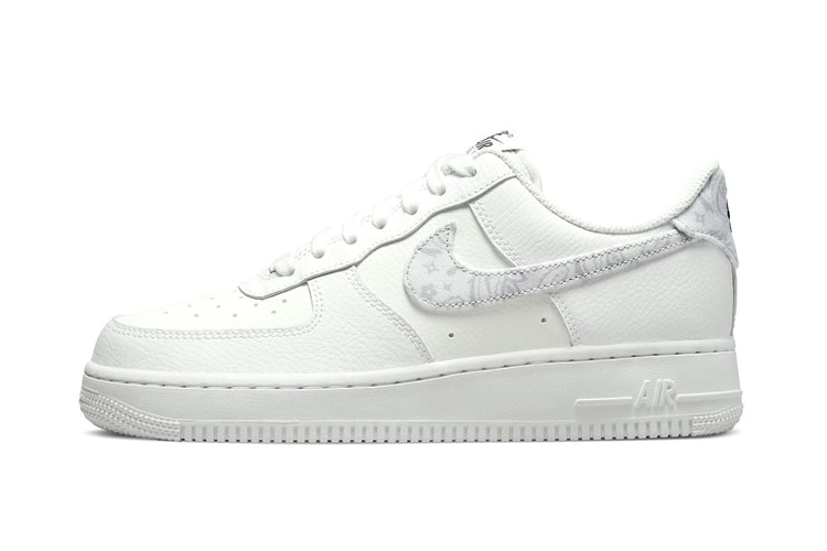Take an Official Look at the Air Force 1 "White Paisley"