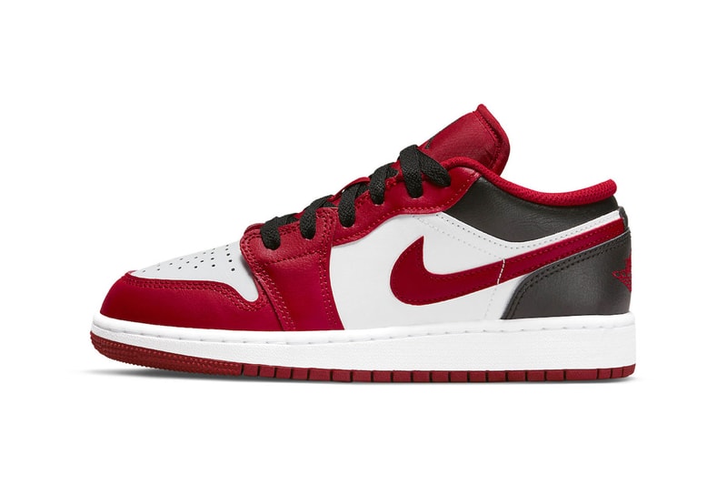 The Air Jordan 1 Low Is Dropping in Another Iteration of the Chicago Bulls Colorway nike jordan brand nba michael jordan white and red 553560-163