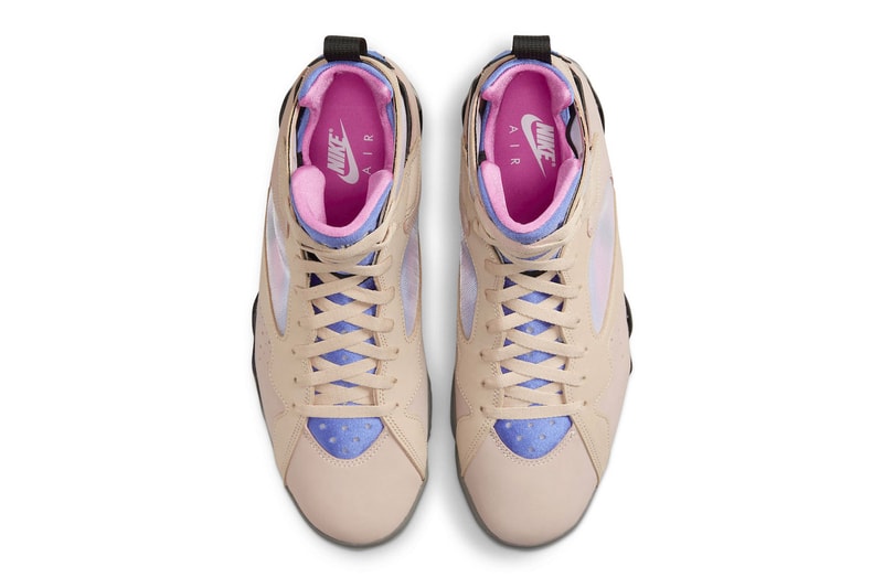 Take a Look at the Air Jordan 7 SE "Sapphire" official images release info DJ2636-204 jordan brand high tops shimmer/black- sapphire Michael Jordan sneakers shoes Nike