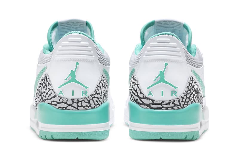 The Air Jordan Legacy 312 Low "Turquoise" Receives a Luxe Tiffany-like Colorway for the Summer white turquoise CD7069-130 nike jordan brand michael jordan