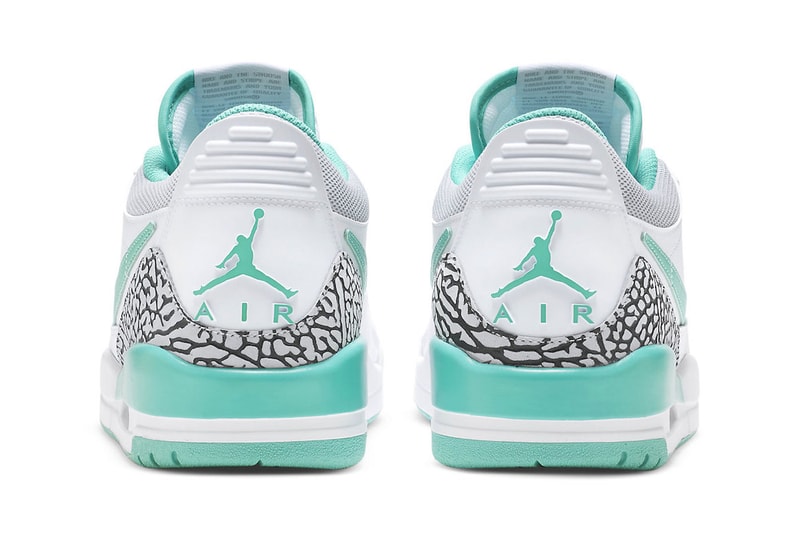 The Air Jordan Legacy 312 Low "Turquoise" Receives a Luxe Tiffany-like Colorway for the Summer white turquoise CD7069-130 nike jordan brand michael jordan