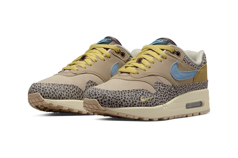 nike air max 1 safari cobblestone worn blue DV3027 001 release date info store list buying guide photos price 