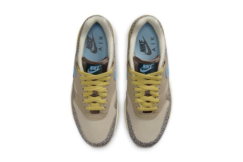 nike air max 1 safari cobblestone worn blue DV3027 001 release date info store list buying guide photos price 