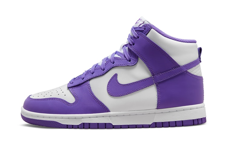 Official Look at the Nike Dunk High "Court Purple"