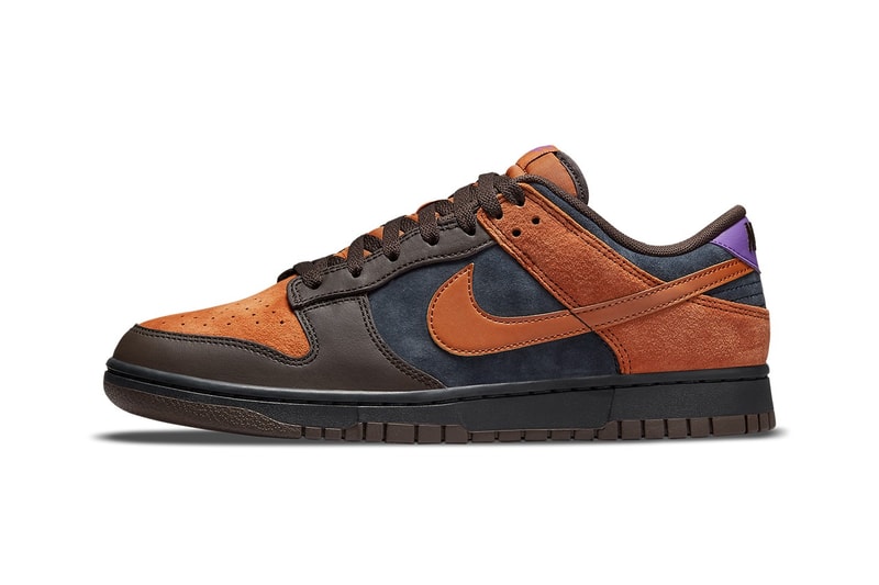 Nike Dunk Low "Cider" DH0601 Release Information Restock Drops Swoosh SB Brown Leather Suede