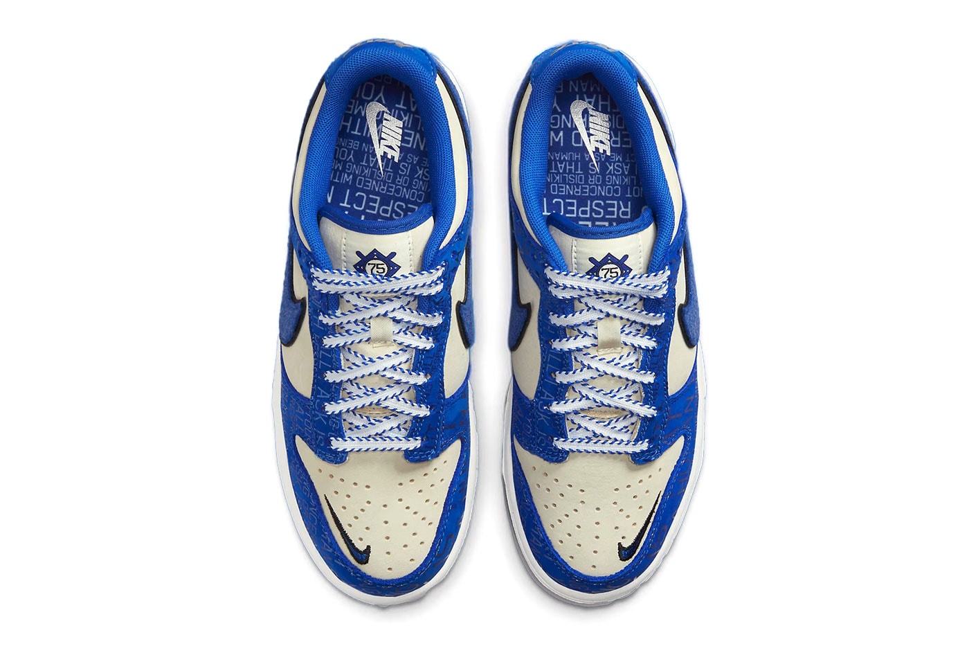 Nike Dunk Low Jackie Robinson MLB dodgers rookie of the year league mvp world series 75 years breaking barriers first african american player release info date