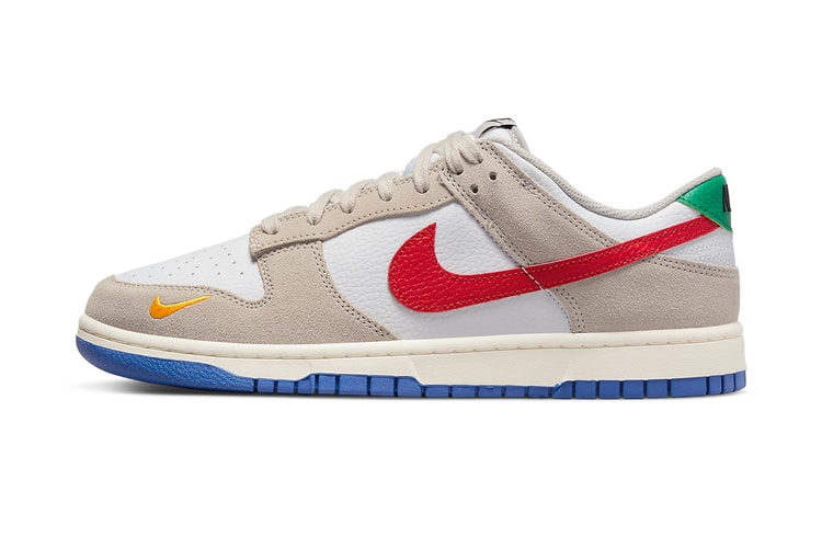 Nike Dunk Low “Light Iron Ore” Bears Multi-Colored Accents