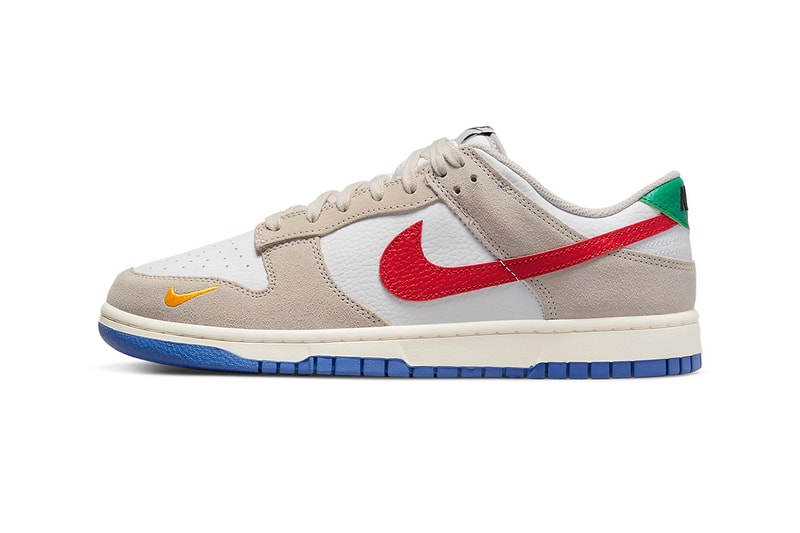 nike dunk low light iron ore yellow red green blue DV3497 001 release date info store list buying guide photos price 