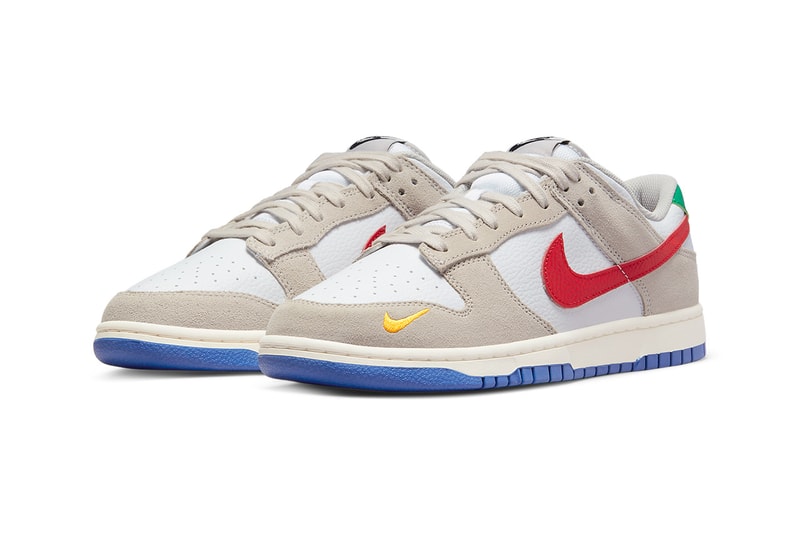 nike dunk low light iron ore yellow red green blue DV3497 001 release date info store list buying guide photos price 