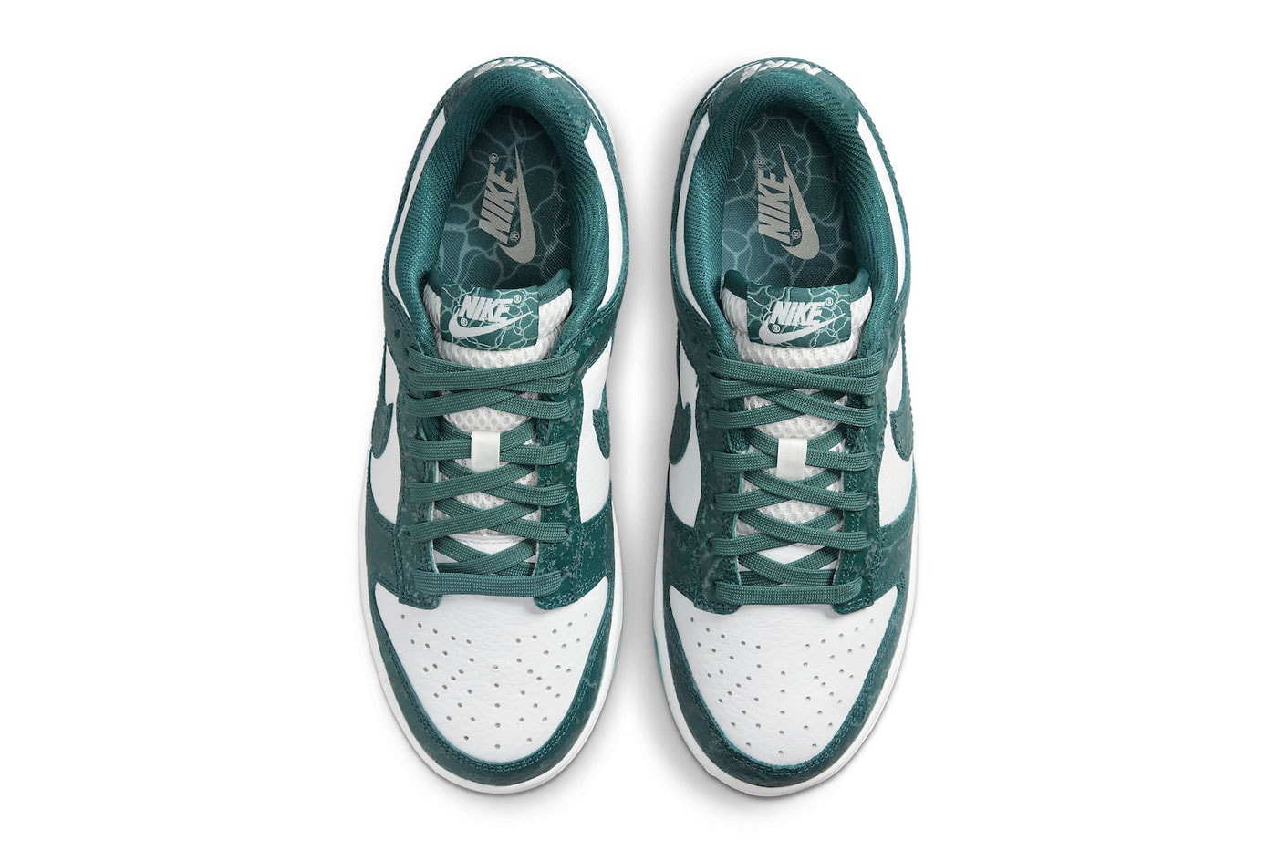 Nike Dunk Low Ocean Official Look Release Info DV3029-100 White Bright Spruce 100 USD Release Info 2022 Price date 
