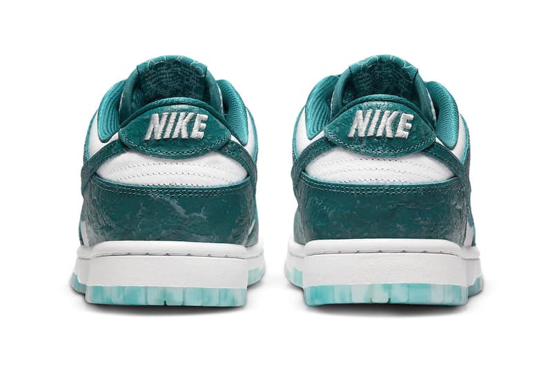 Nike Dunk Low Ocean Official Look Release Info DV3029-100 White Bright Spruce 100 USD Release Info 2022 Price date 