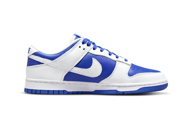 Nike Dunk Low Returns in a Dual Tone "Racer Blue" Iteration DD1391-401 sneakers skateboarding blue white crisp kentucky nike dunk low