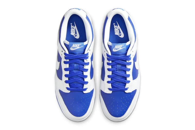 Nike Dunk Low Returns in a Dual Tone "Racer Blue" Iteration DD1391-401 sneakers skateboarding blue white crisp kentucky nike dunk low