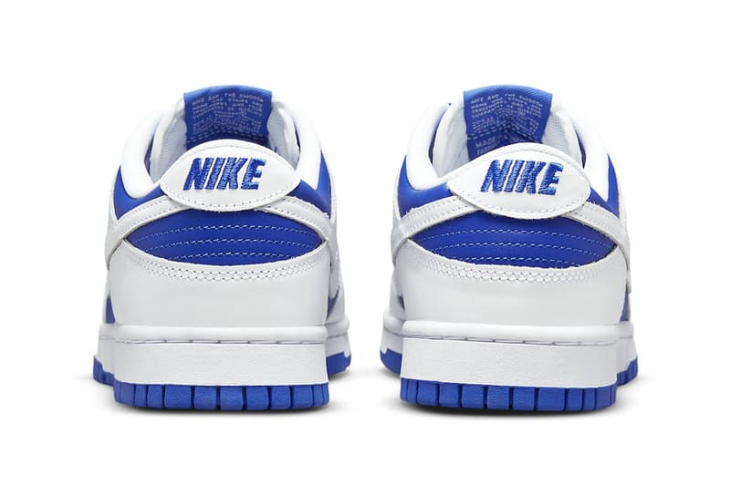 Nike Dunk Low Returns in a Dual Tone "Racer Blue" Iteration DD1391-401 sneakers skateboarding blue white crisp kentucky nike dunk low