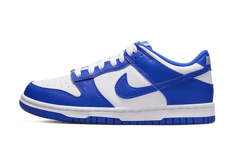 Nike Dunk Low Racer Blue DV7067-400 2022 release info date price White 100 USD be true to your school kentucky