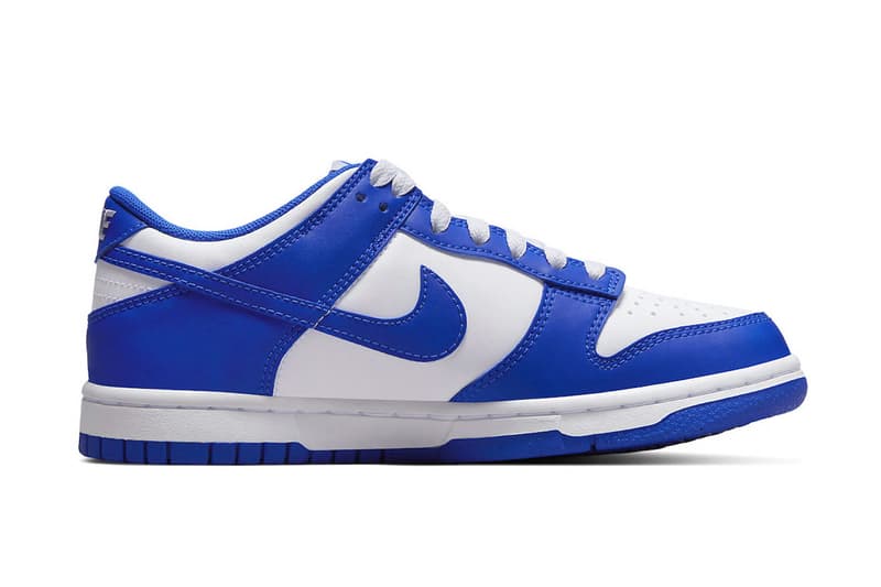 Nike Dunk Low Racer Blue DV7067-400 2022 release info date price White 100 USD be true to your school kentucky