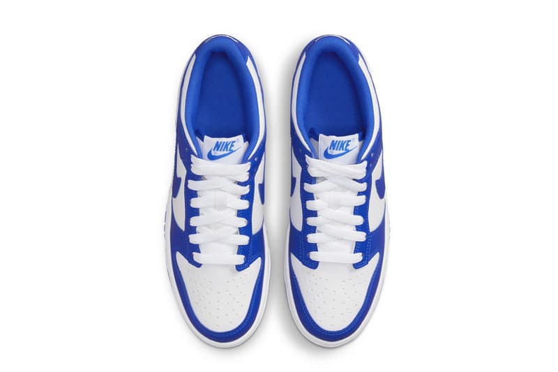 Nike Dunk Low Racer Blue DV7067-400 2022 release info date price White 100 USD be true to your school kentucky