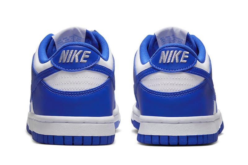 Nike Dunk Low Racer Blue DV7067-400 2022 release info date price White 100 USD be true to your school kentucky