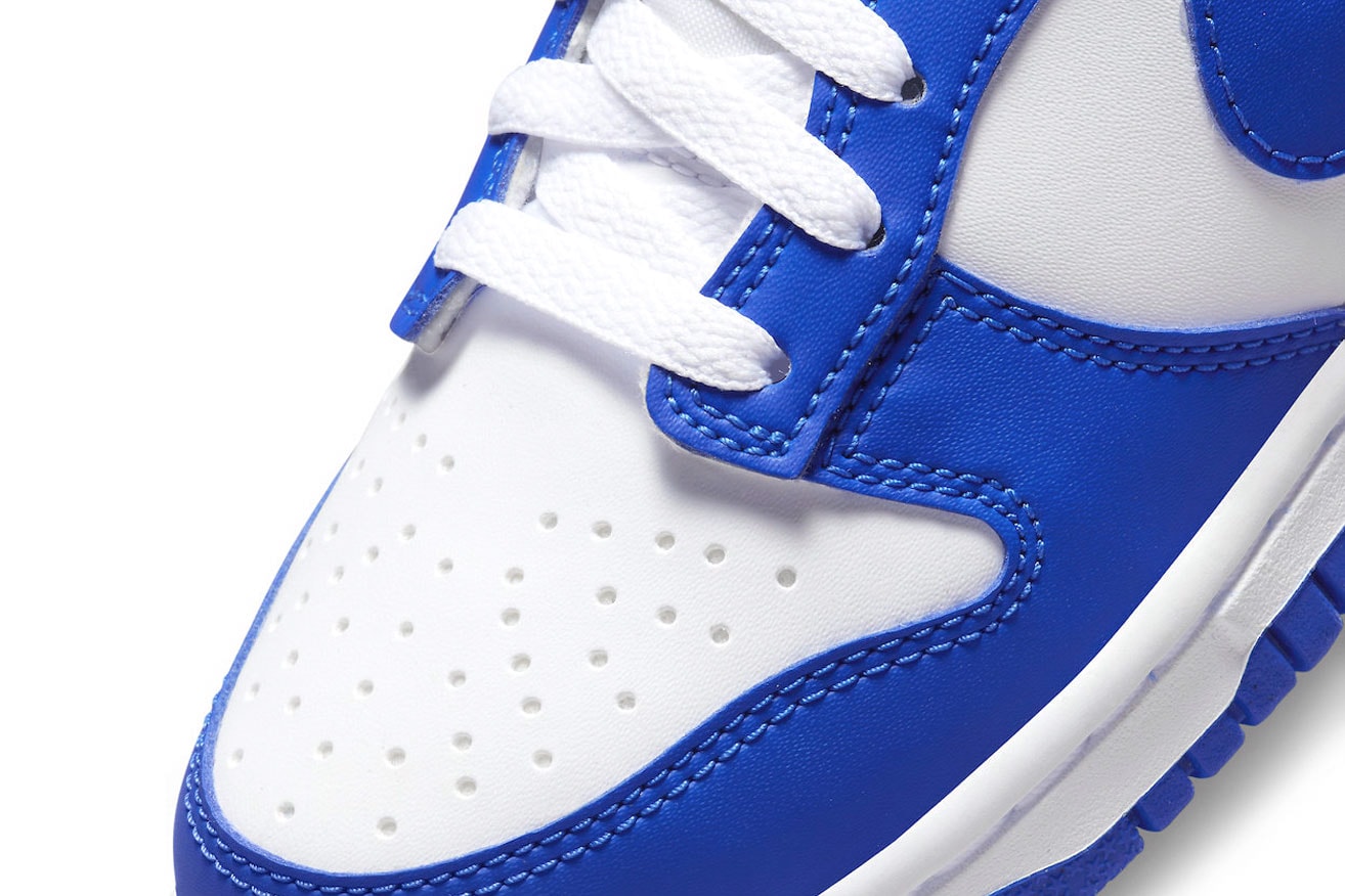 Nike Dunk Low Racer Blue DV7067-400 2022 release info date price White 100 USD be true to your school kentucky