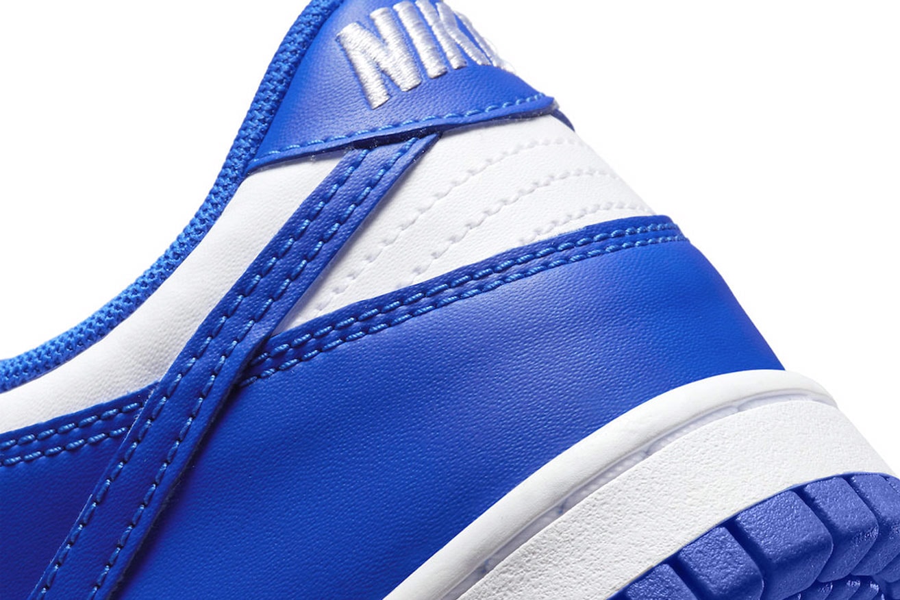Nike Dunk Low Racer Blue DV7067-400 2022 release info date price White 100 USD be true to your school kentucky