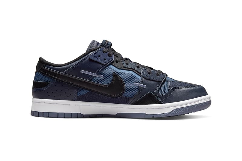 nike dunk low scrap black navy DH7450 400 release date info store list buying guide photos price