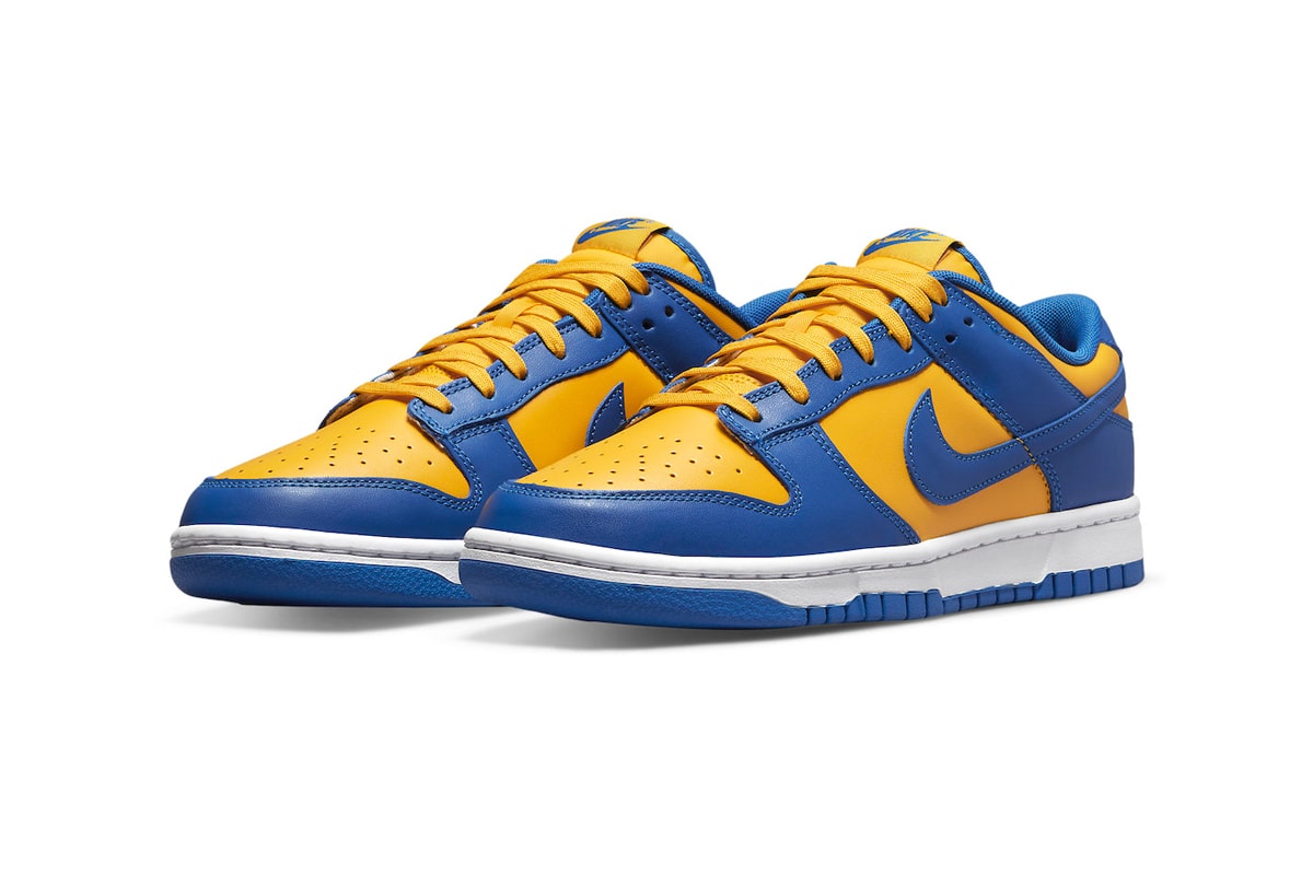 Nike Dunk Low UCLA Official Look Release Info DD1391-402 Date Buy Price Blue Jay University Gold White