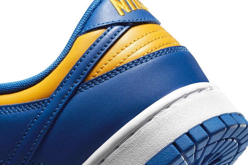 Nike Dunk Low UCLA Official Look Release Info DD1391-402 Date Buy Price Blue Jay University Gold White