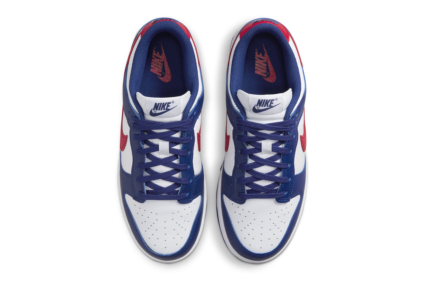 Nike Dunk Low Gears up for the Fourth of July With "USA" Colorway DD1503-119 white royal university read sneakers nike swoosh 4th of july fourth of july america usa