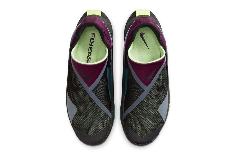 Nike Go Flyease black lime glow CW5883-004 120 usd 2022 release date info price bistable hinge midsole tensioner hands free 