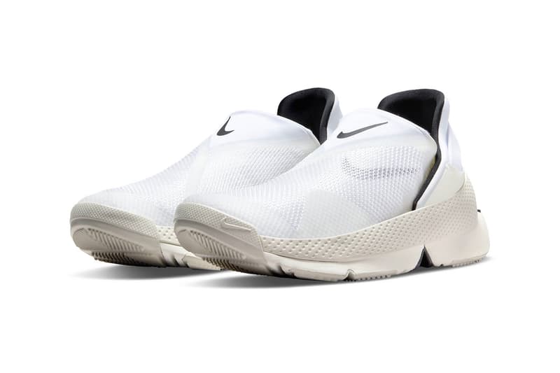 Nike Go FlyEase white sail slip on accessible bi-stable hinge mesh black swoosh price date release info