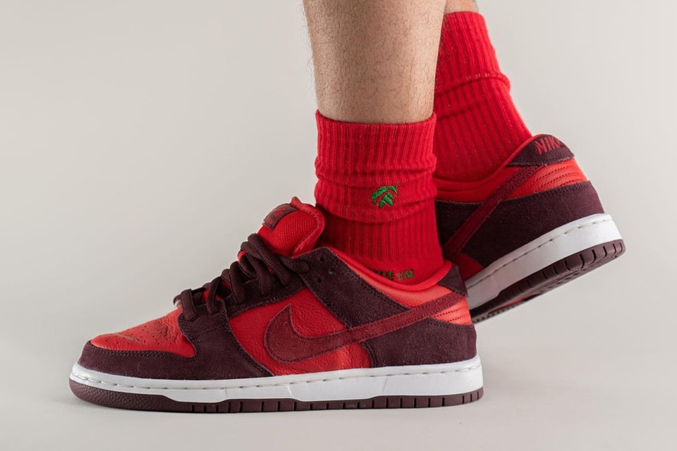 Nike SB red nike skate shoes Dunk Low Cherry Release Date | HYPEBEAST