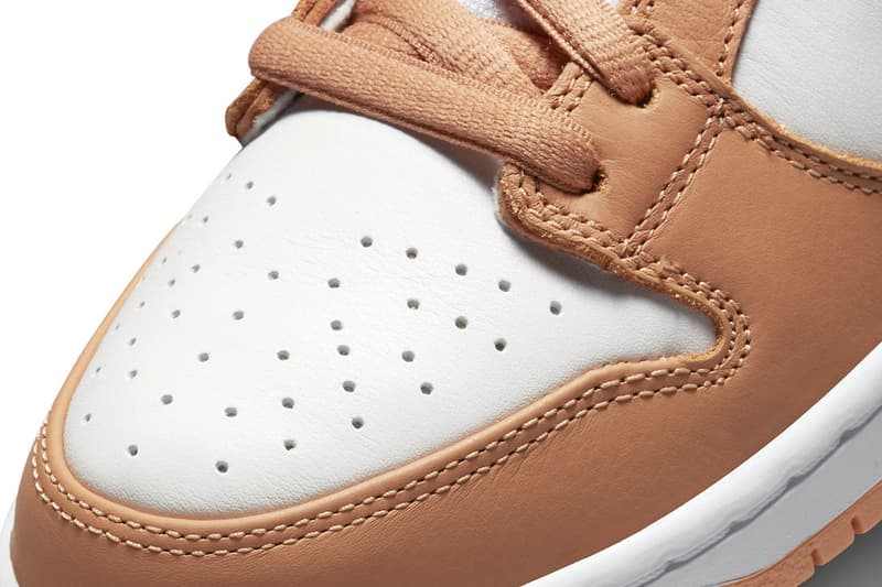 Nike SB Dunk Low light cognac dm8998-200 orange white leather tan release info price date 100 USD