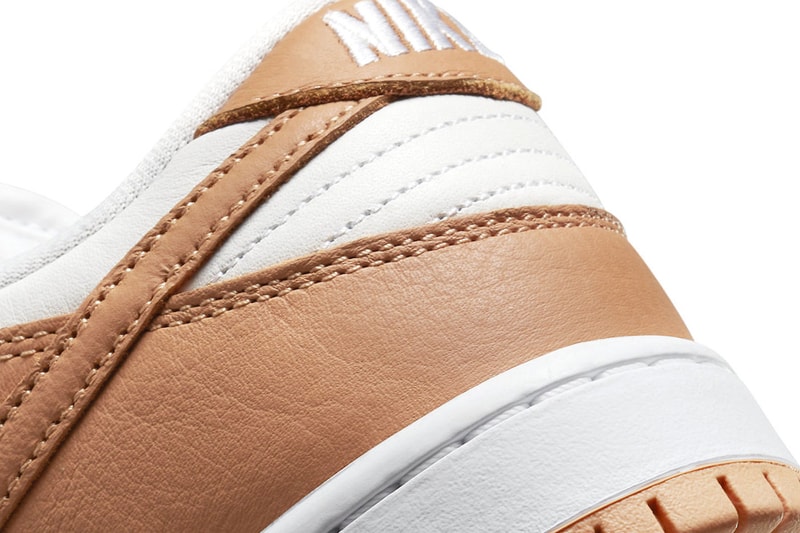 Nike SB Dunk Low light cognac dm8998-200 orange white leather tan release info price date 100 USD