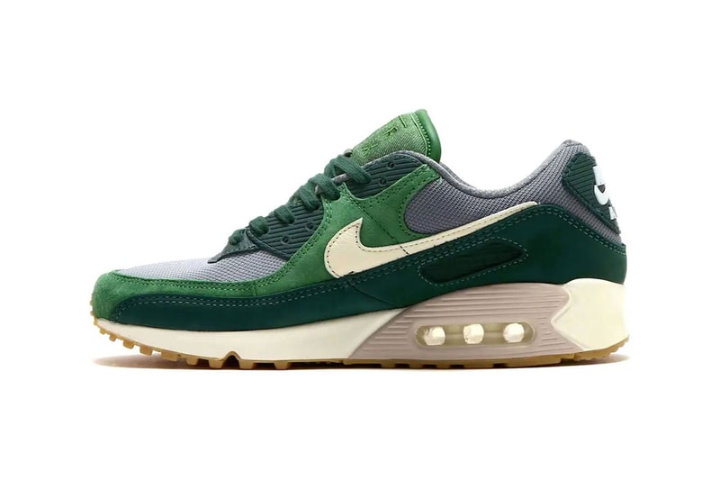 Nike Air Max 90 Pro Green pale ivory forest green dh4621-300 release info air max day release info date price suede white sail grey