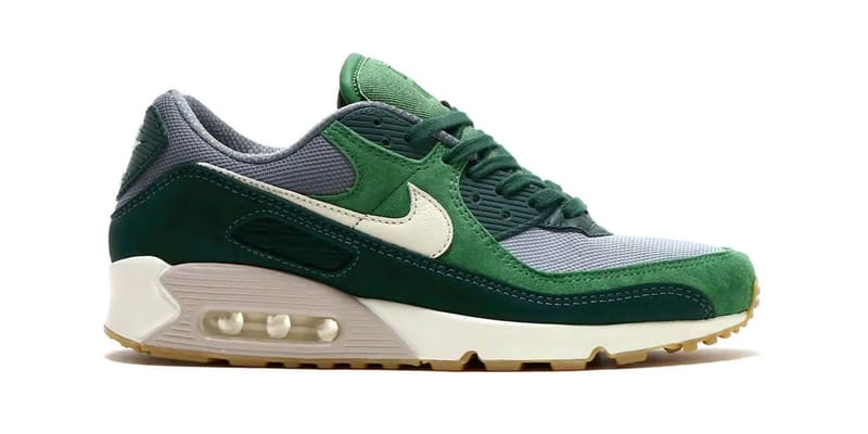 nike white and green air max