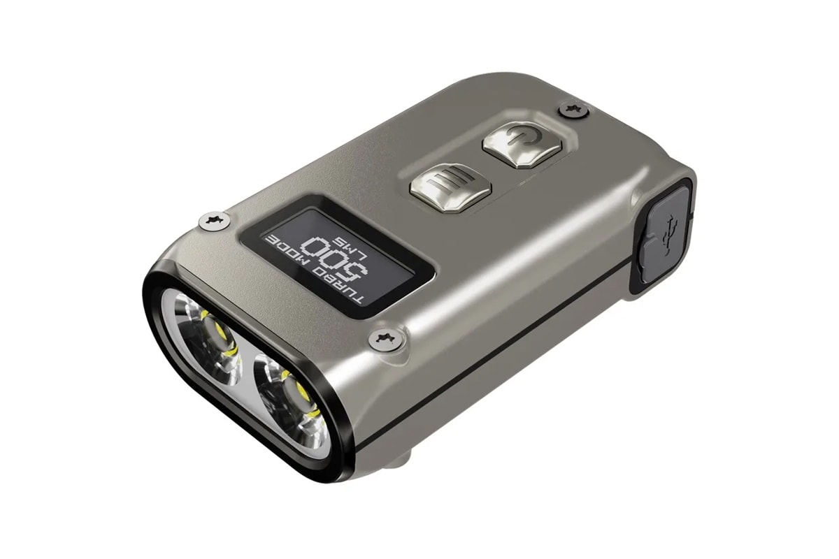 nitecore flashlight torch edc everyday carry gear gadgets 500 lumens titanium tini2 ti 