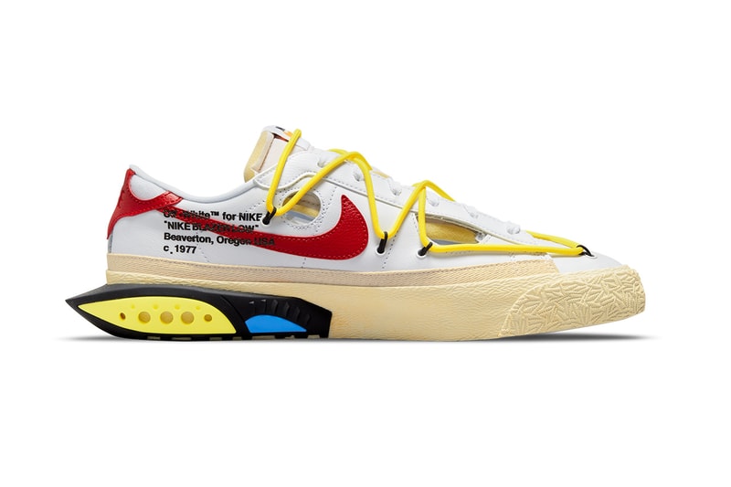 off white nike blazer low black white DH7863-001 DH7863 100 release date info store list buying guide photos price 