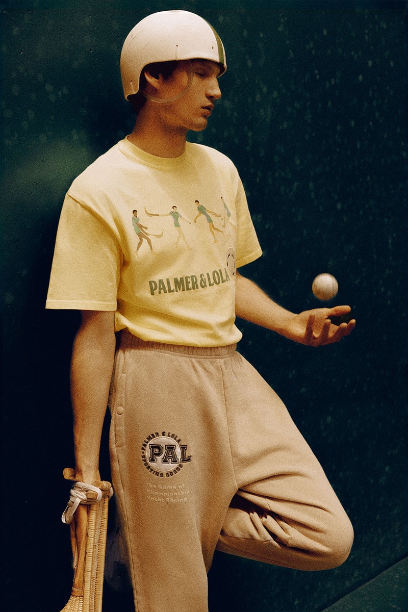 Pal Sporting Goods Jai Alai Pack Release Info Buy Price Varsity Jacket Regenerated Yarn Hoodie Sweatpants Tees