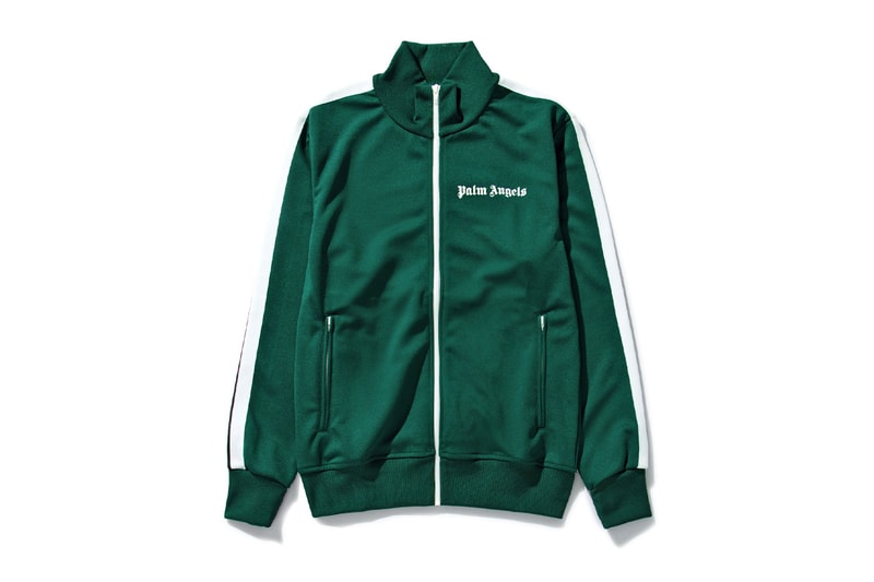 Palm Angels Classic Track Jacket Pants HBX Release Info Buy Price Black Green Navy Red