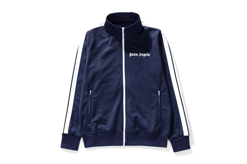 Palm Angels Classic Track Jacket Pants HBX Release Info Buy Price Black Green Navy Red